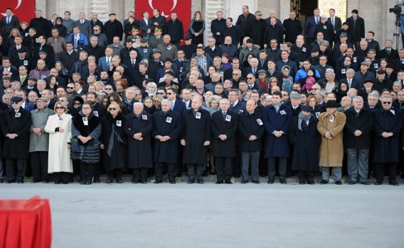 ESKİ TBMM BAŞKANI VE BAKANLARDAN İSMET SEZGİN CENAZE TÖRENİ