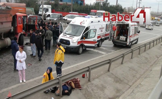 Kocaeli Gebze D100'de Can Pazarı 1 Ölü 19 Yaralı