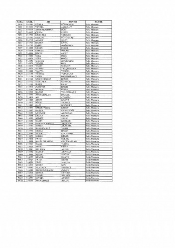 Emniyetten ihraç edilen 7 bin 586 kişi