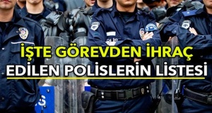 Emniyetten ihraç edilen 7 bin 586 kişi