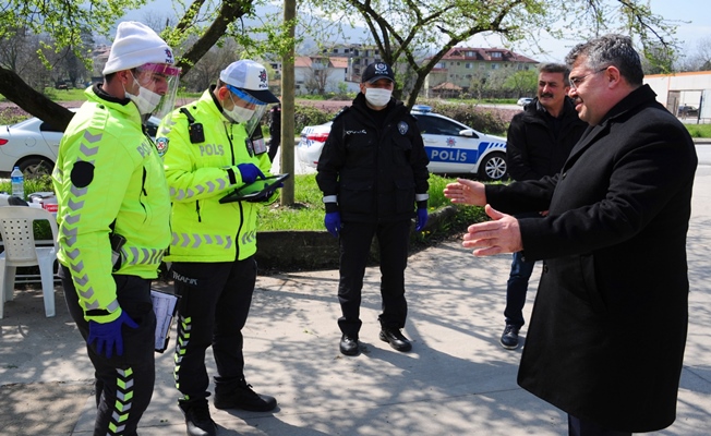 Kocaeli İl Emniyet Müdürü  Tipioğlu,çalışmaları denetledi !