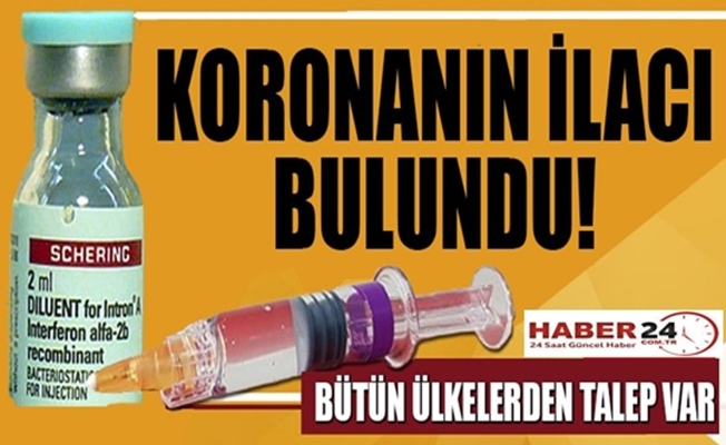 Koronavirüsün  ilacı bulundu!