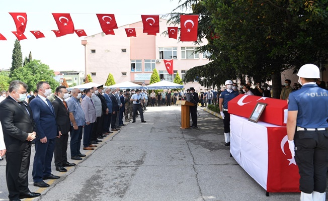 Kocaeli Emniyet Müdürlüğünde Şehit Polise tören düzenlendi!