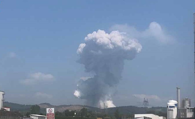 Sakarya'da havai fişek fabrikasında şiddetli patlama meydana geldi