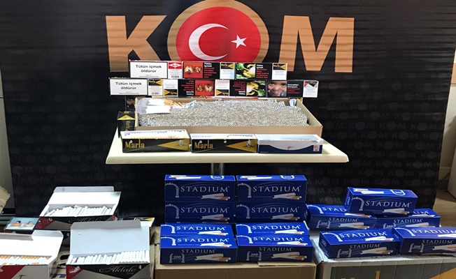 Sarma sigara kaçakçılarına operasyon! Sarma sigara kaçakçılarına operasyon!
