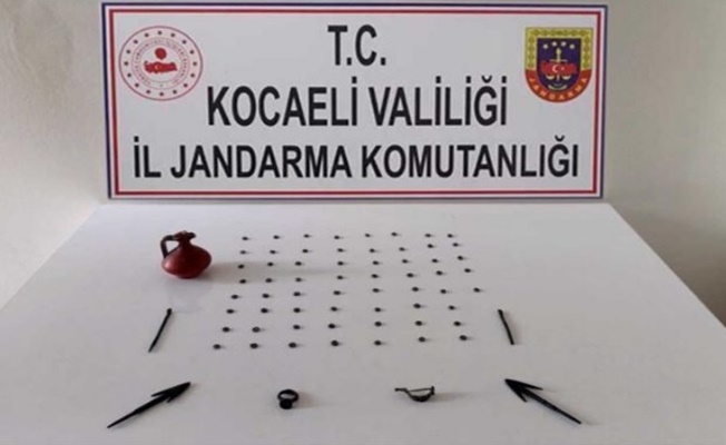 Tarihi eser kaçakçısı bir kişi Kocaeli'de yakalandı!