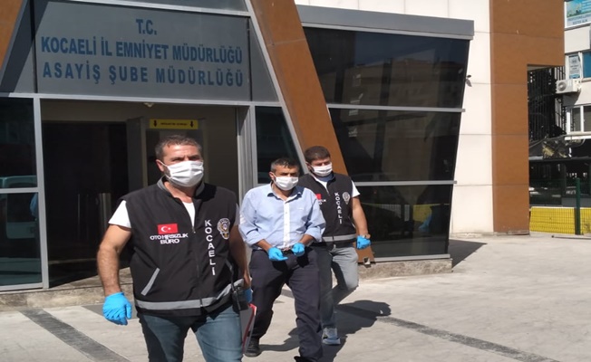 İstanbul'da çaldı Kocaeli'de yakalandı İstanbul'da çaldı Kocaeli'de yakalandı