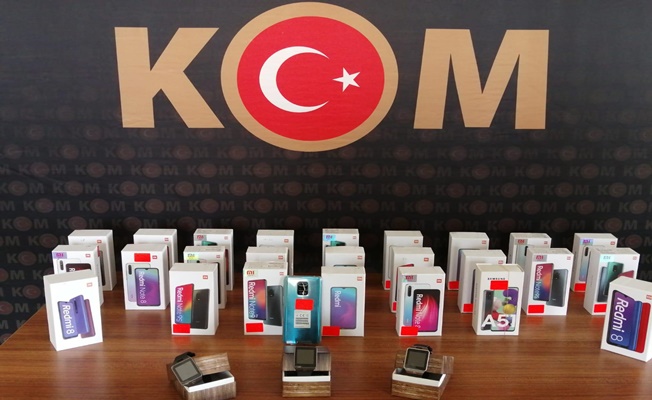 Gebze'de 26 adet kaçak telefon yakalandı!