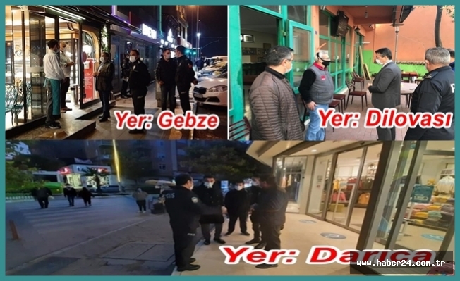 Kocaeli Gebze,Darıca,Dilovası’nda denetimler sıklaştı