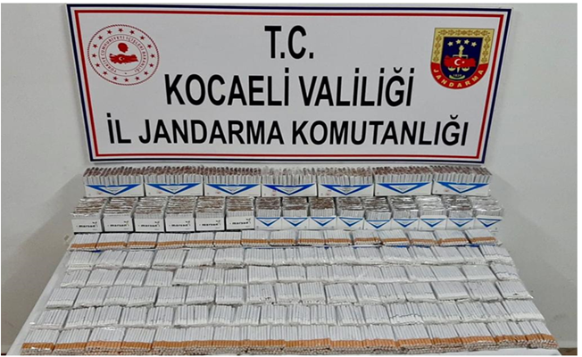 Jandarma'dan kaçak sigara operasyonu! Jandarma'dan kaçak sigara operasyonu!