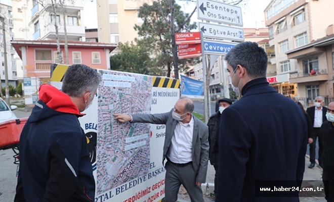 Kartal Belediye Başkanı Yüksel, inceledi