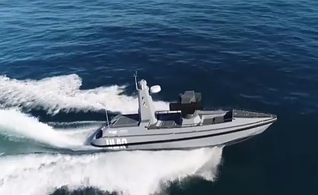 Silahlı İnsansız Deniz Aracı ULAQ suya indirildi