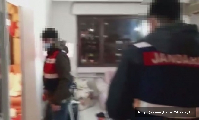 Sosyal medyadan uyuşturucu satan İranlıların lüks sitede bulunan dairesine  baskın