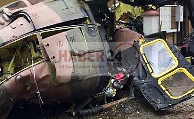 Son Dakika..Bitlis'te askeri helikopter düştü