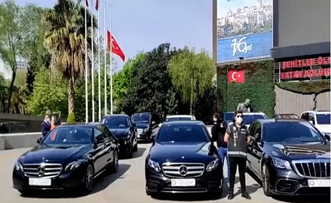 9 İlde 24 lüks otomobile el konuldu