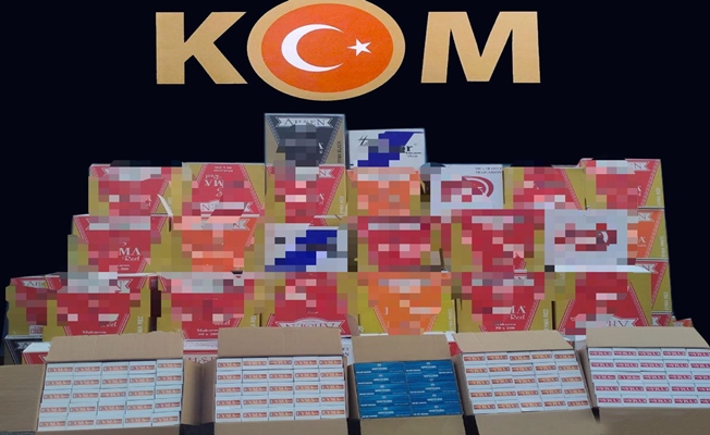 Kocaeli'de 390 bin adet makaron ele geçirildi Kocaeli'de 390 bin adet makaron ele geçirildi