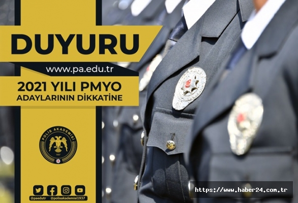 2021 YILI PMYO GİRİŞ SINAVI DUYURUSU