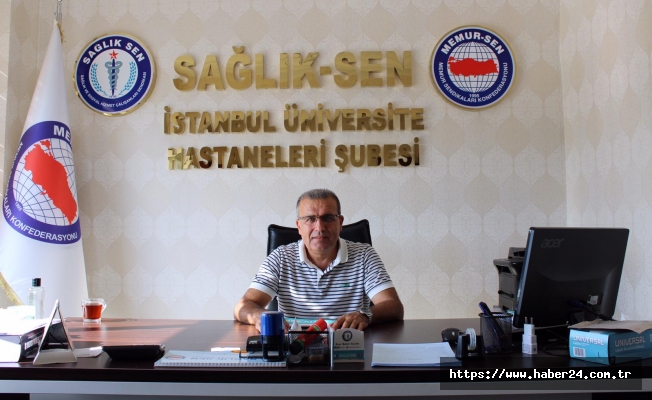 İstanbul Sağlık Sen Şube Başkanı Çor duyurdu