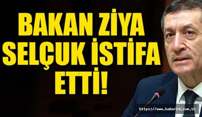 Milli Eğitim Bakanı Ziya Selçuk istifa etti|Yeni Milli Eğitim Bakanı kim?