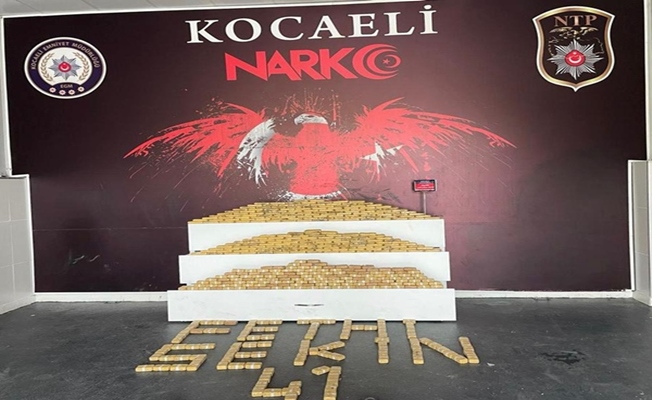 Kocaeli 107 kilogram eroin ele geçirildi!