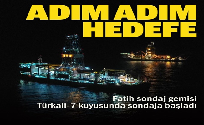 Fatih gemisi sondaja başladı Fatih gemisi sondaja başladı