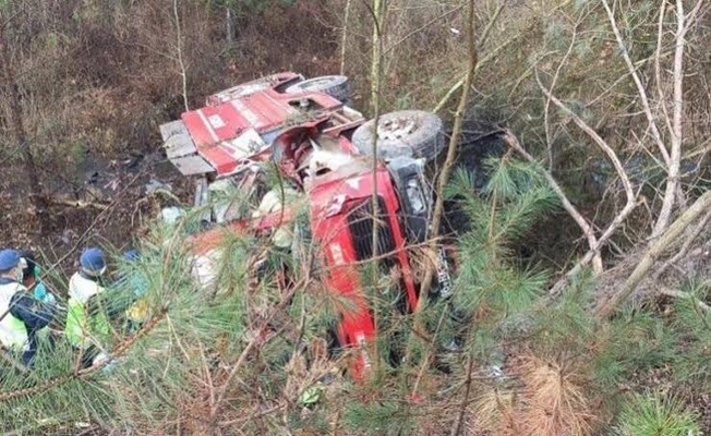 İtfaiye aracı kaza yaptı; 4 personel hayatını kaybetti!