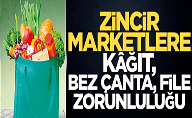 Zincir marketlere yeni zorunluluk getirildi!