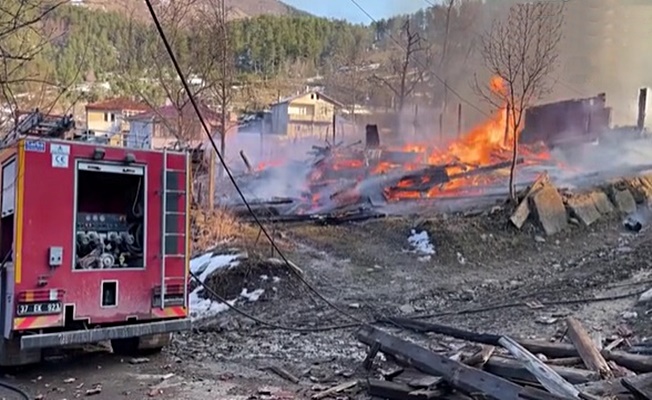 Kastamonu'da yangın felaketi!