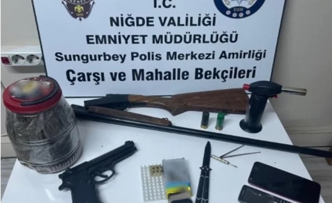 Bekçilerin şüphelendiği motordan neler çıktı neler!