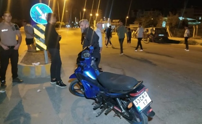 Adıyaman'da otomobil ile motosiklet çarpıştı