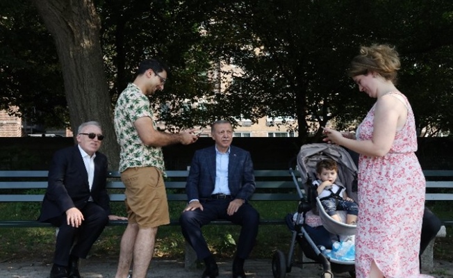 Cumhurbaşkanı Erdoğan, Central Park’ta 'huzur' turunda