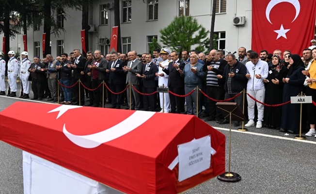 Şehit Sözleşmeli Er Enes Bıyık'ın Naaşı Baba Ocağına Uğurlandı
