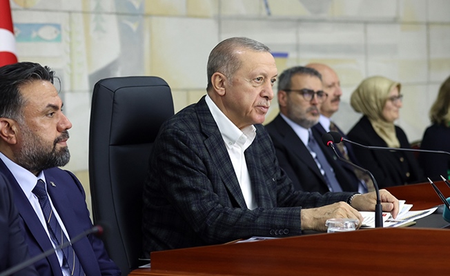 Cumhurbaşkanı Recep Tayyip Erdoğan, Balıkesir'de, Genişletilmiş İl Danışma Meclisi toplantısına katıldı