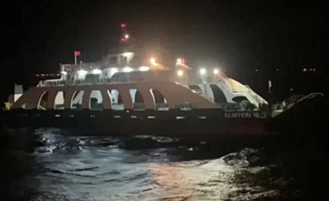 Kapıdağ Yarımadası'nda sürüklenen feribot kurtarıldı