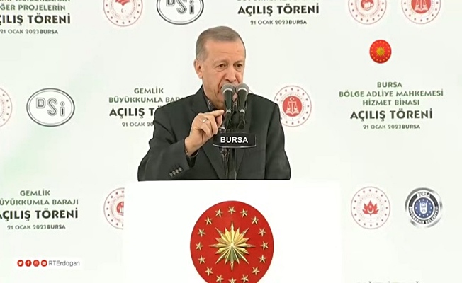 Cumhurbaşkanı Erdoğan: Kuraklığa çare baraj, baraj, baraj