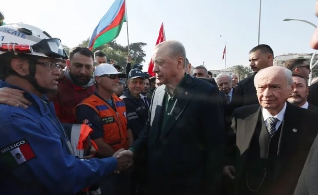 Erdoğan ve Bahçeli Hatay'da