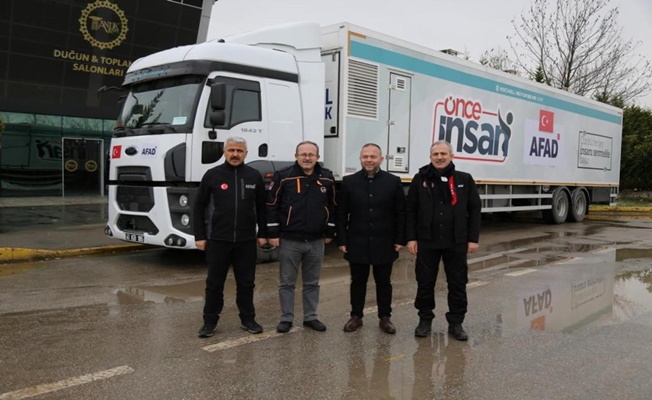Ukrayna’daki mobil yemek tırı yurda döndü