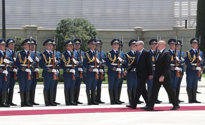 Cumhurbaşkanı Erdoğan Azerbaycan'da