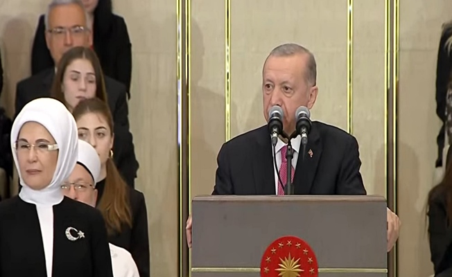 Cumhurbaşkanı Erdoğan Göreve Başlama Töreni için Beştepe'de