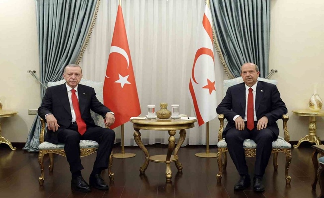 Cumhurbaşkanı Erdoğan KKTC'de
