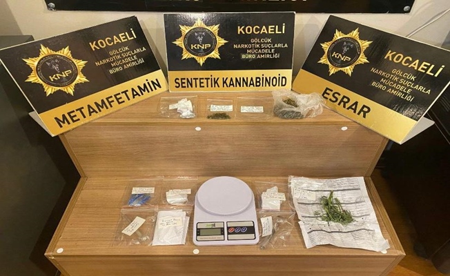 Kocaeli'de uyuşturucu operasyonlarında 4 şüpheli tutuklandı