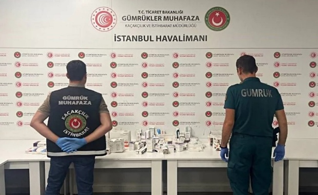 İstanbul Havalimanı’nda 27 milyonluk kaçak ilaç!