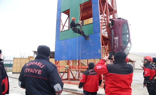 Kocaeli İtfaiyesi tam bir meslek okulu gibi