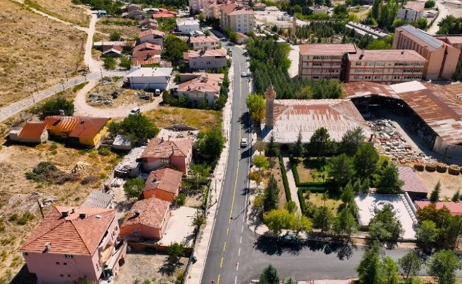 Malatya Darende'de asfalt çalışmaları sürüyor