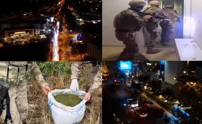 34 ilde “Narkogüç” operasyonu