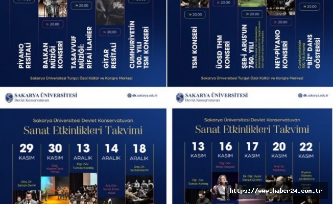 SAÜ Müzik Şölenleri Başlıyor