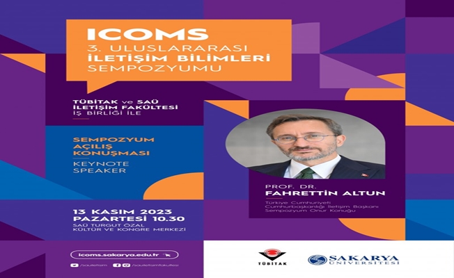 İletişim Başkanı Prof. Dr. Fahrettin Altun onur konuğu olacak