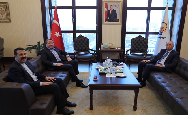 Memur-Sen Genel Başkanı Yalçın'dan AK Parti’ye Ziyaret