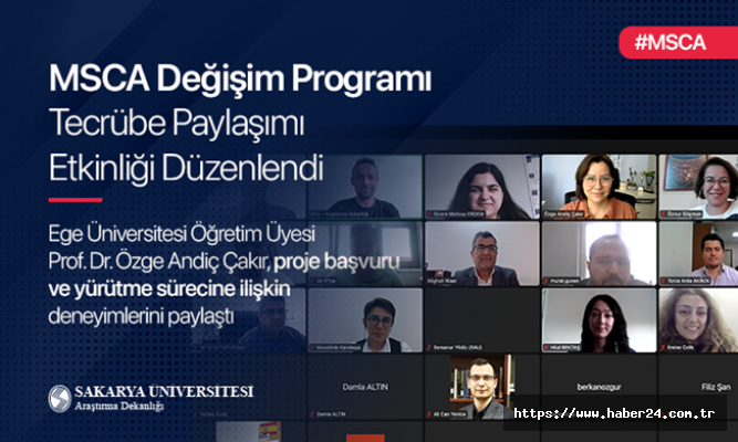 MSCA Değişim Programı Tecrübe Paylaşımı Etkinliği Düzenlendi