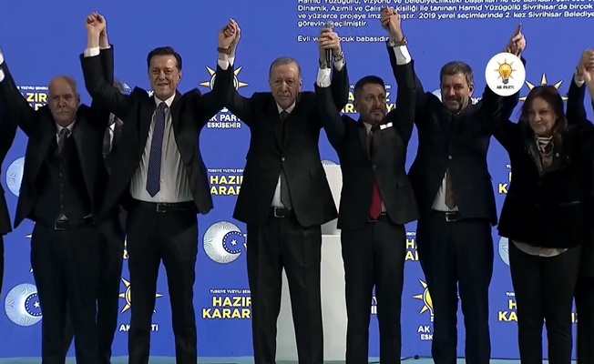 Cumhurbaşkanı Erdoğan Eskişehir İlçe Belediye Başkan Adaylarını tanıttı!